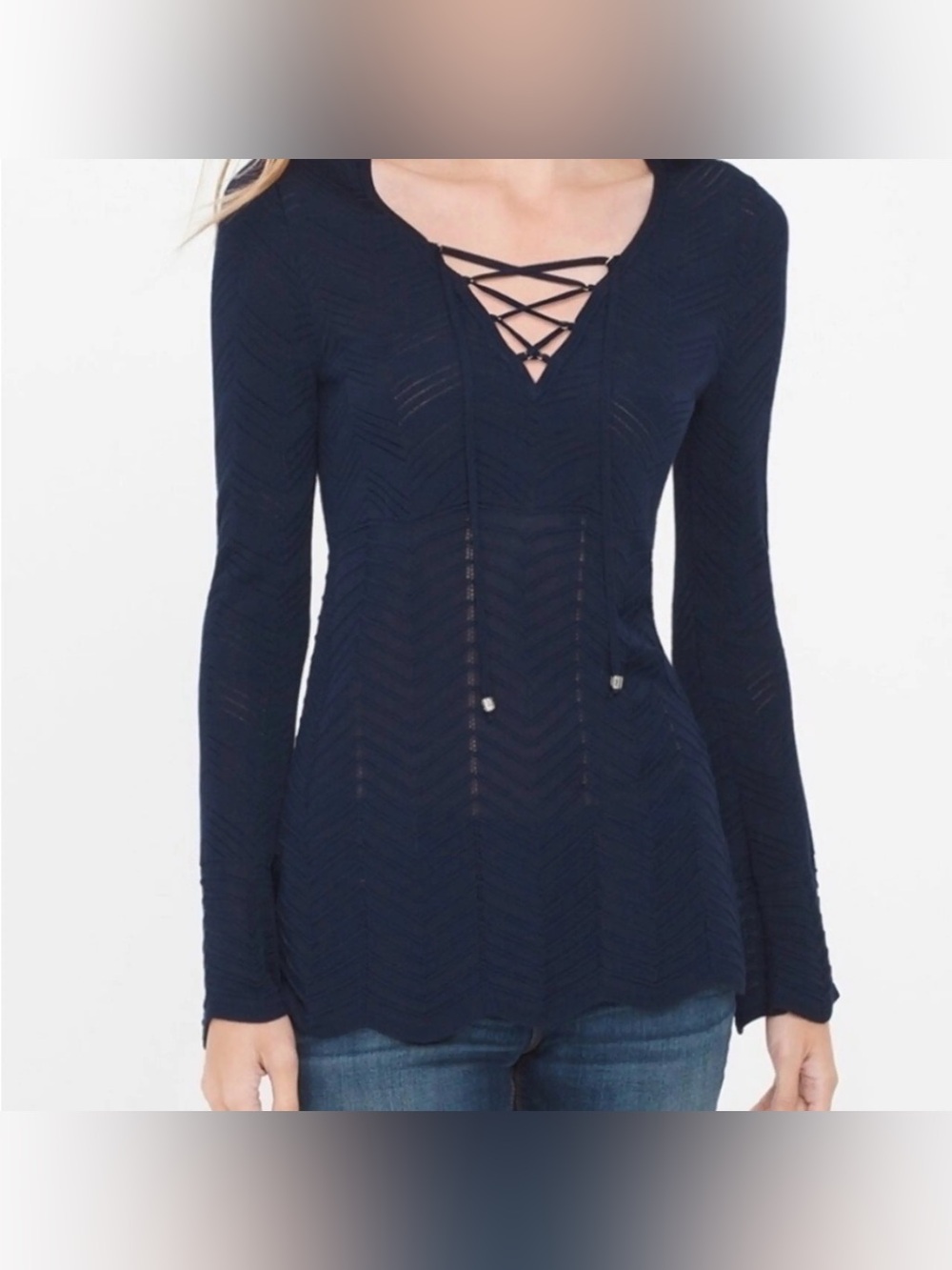 White House Black Market Winter V-neck Sweaters for Women size medium NWT